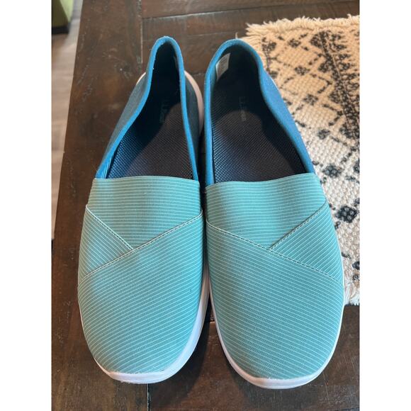 L.L.Bean size 11 women’s teal green slip on comfort shoes - Picture 2 of 4
